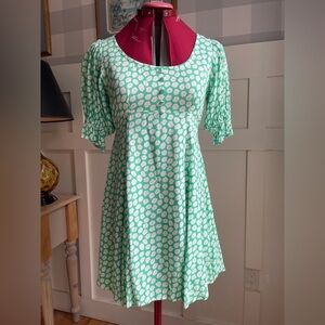 Faithfull the Brand Green and White Dress Size XS​